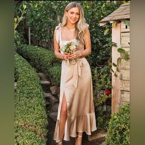 Show me your mumu Claire bridesmaid dress